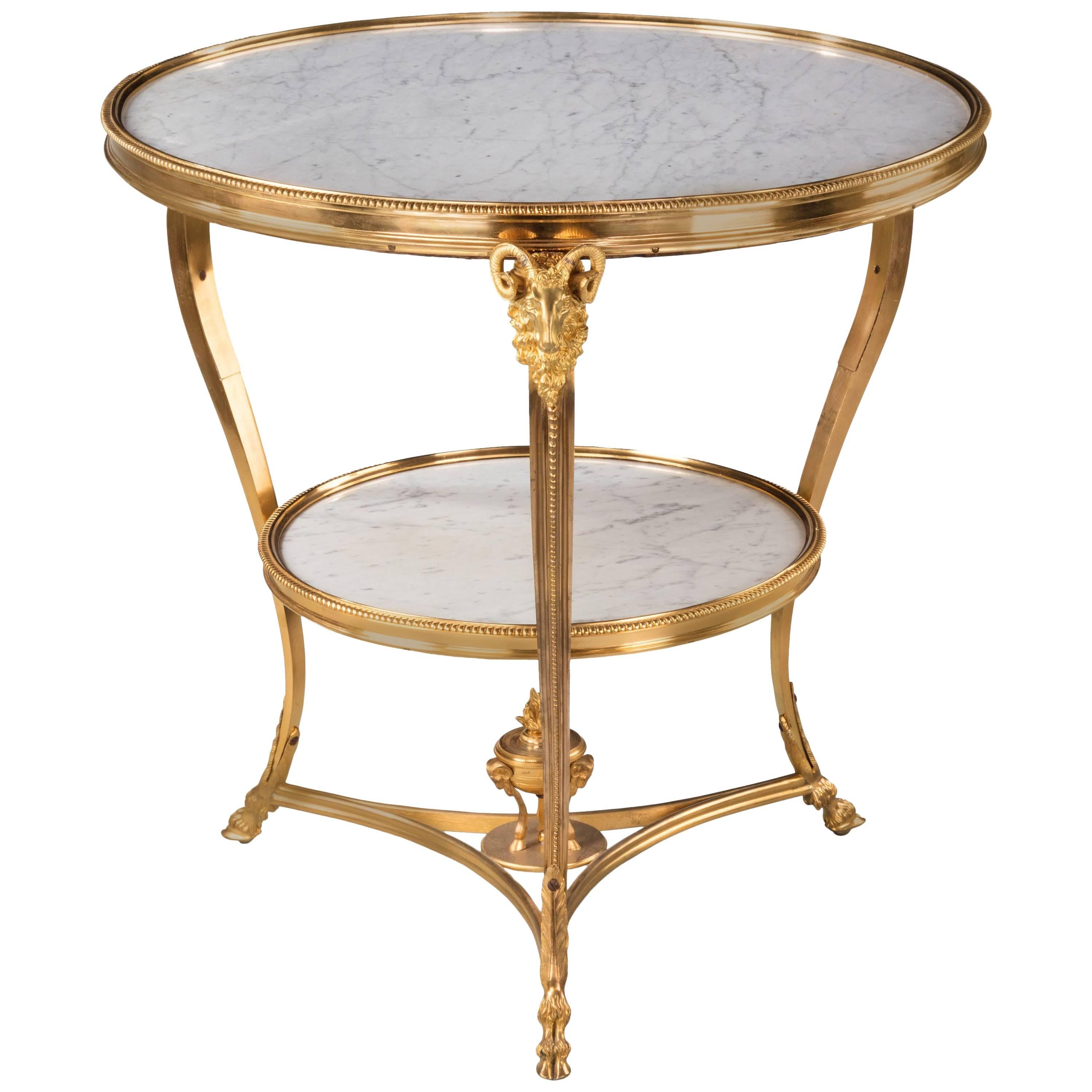 Late 19th Century French Two-Tier Gueridon