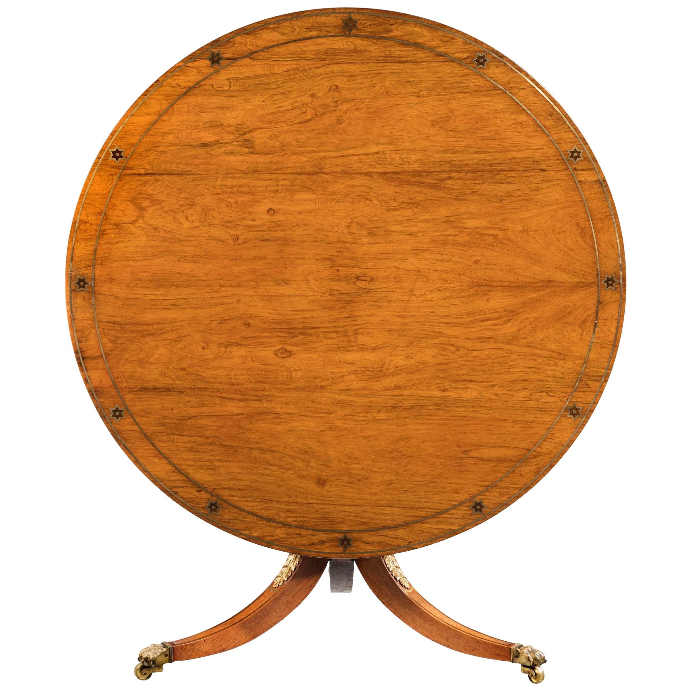 Regency Period Circular Table