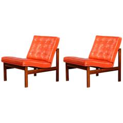 Pair of Easy Chairs by Ole Gjerløv-Knudsen and Torben Lind for France and Son