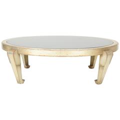 James Mont Silver Leafed Coffee Table 10
