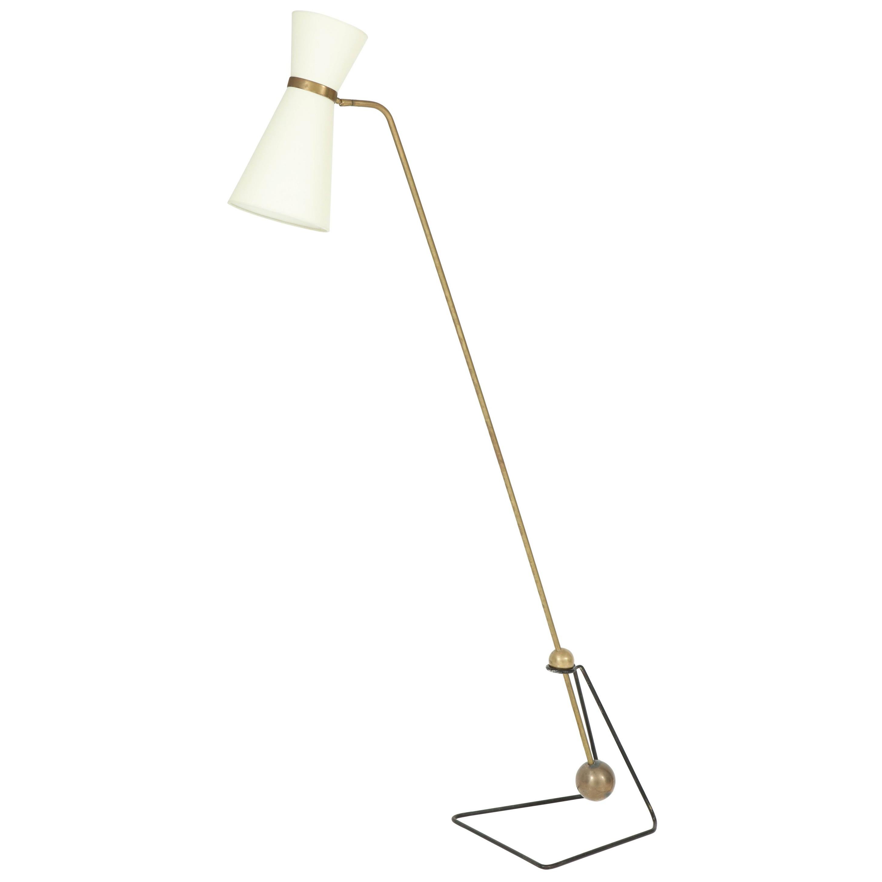 G2 Floor Lamp in the Style of Pierre Guariche for Disderot For Sale