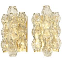 Pair of Glass Sconces by Doria 3