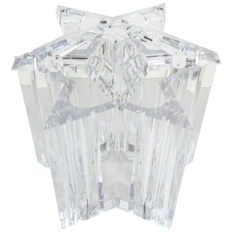 Acrylic Star Ice Bucket or Candy Dish by Alessandro Albrizzi at 1stDibs