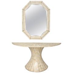 Maitland Smith Console and Mirror 4
