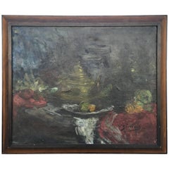 Large French Still Life Painting