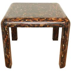 Pen Shell Game Table Attributed to Karl Springer 9