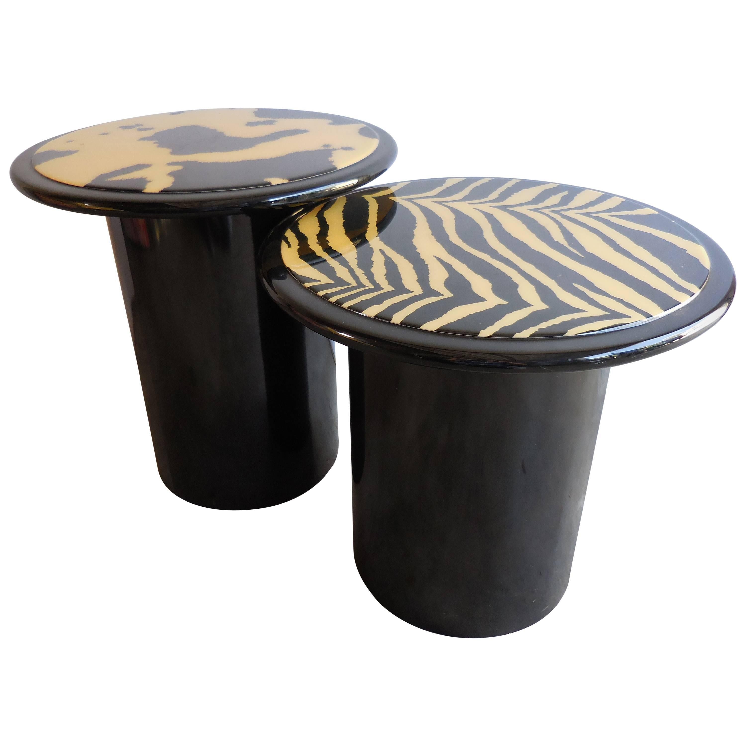 1960s Modern Lacquered Tables For Sale