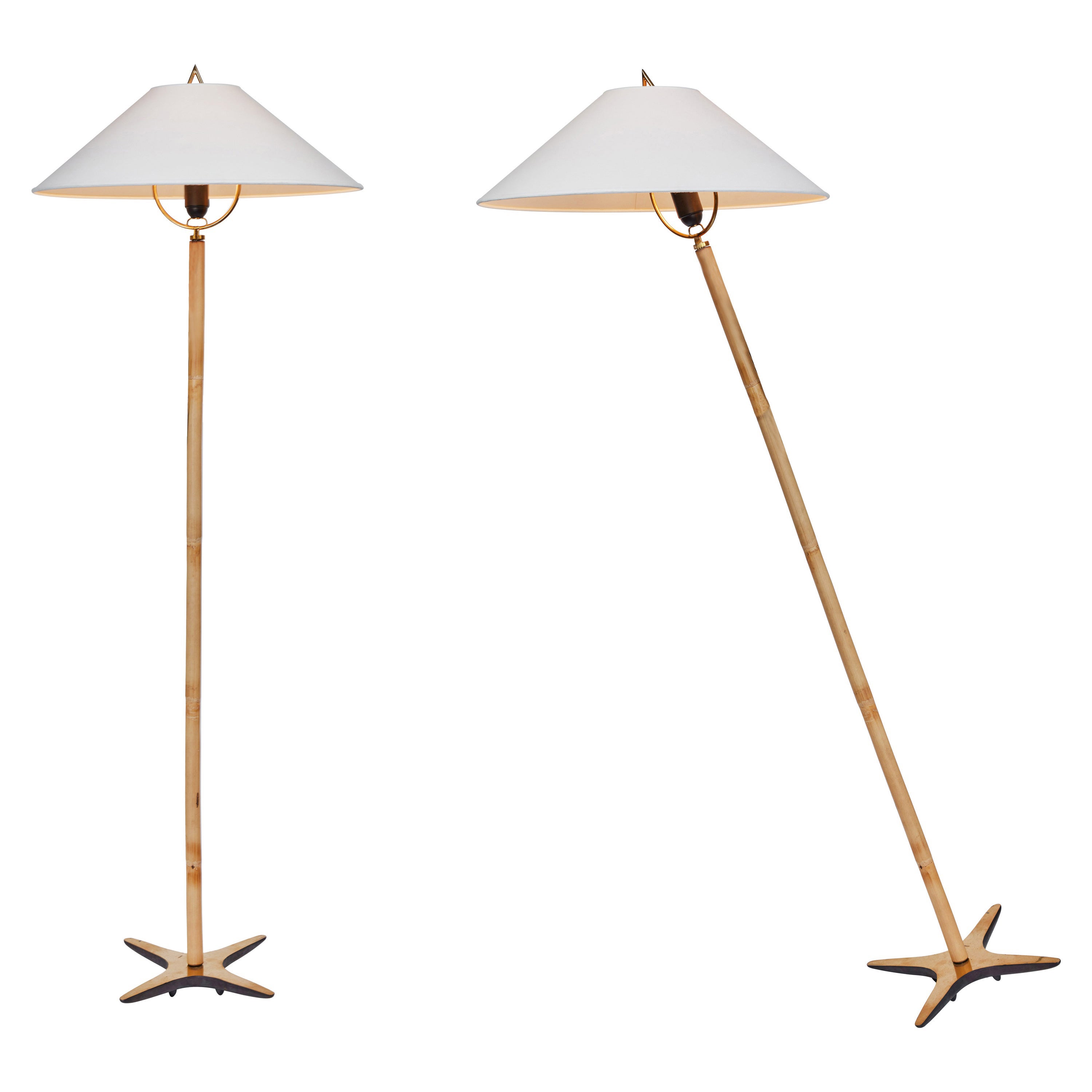 Carl Auböck X-Lamp Floor Lamp
