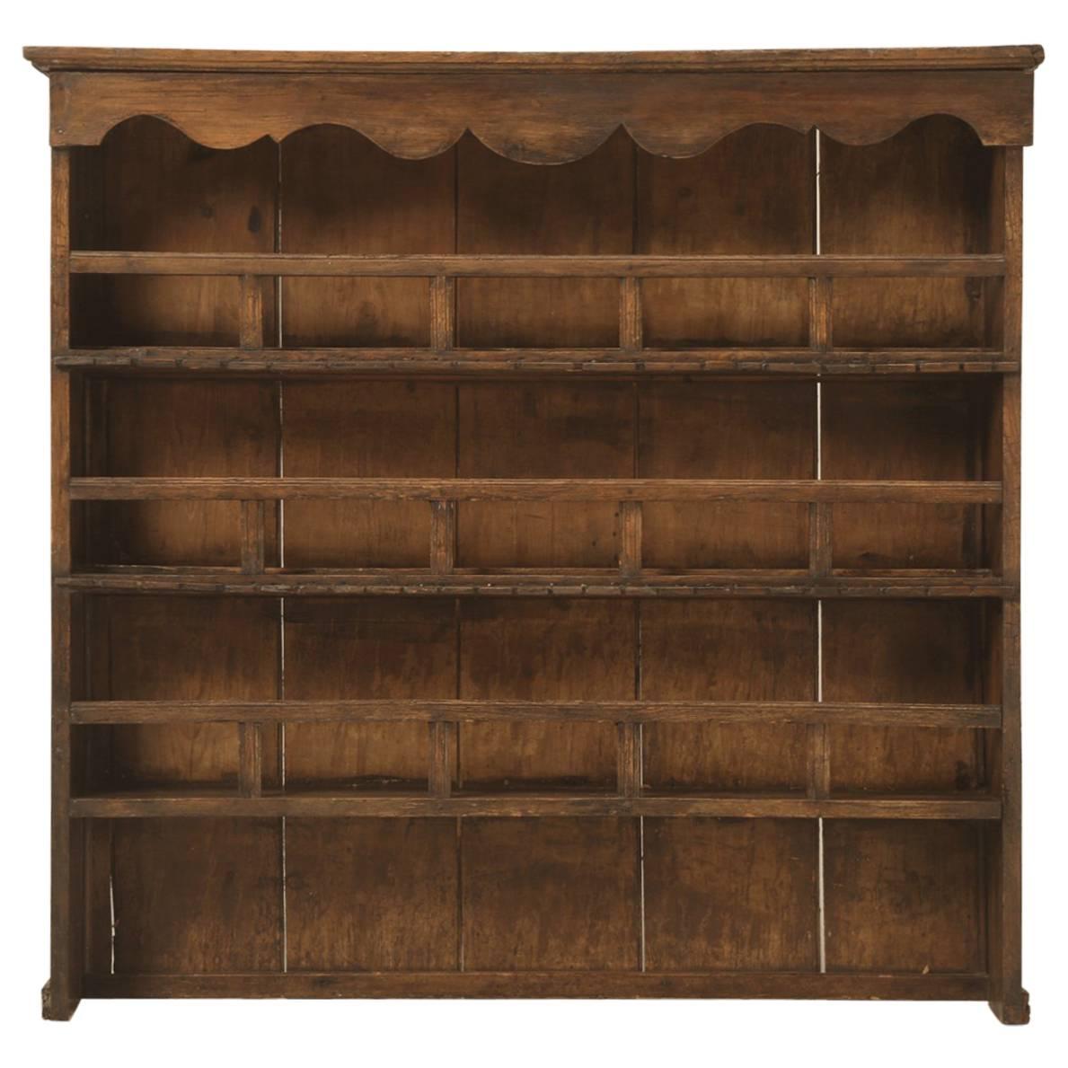 Antique French Hanging Plate Rack, circa 1700s