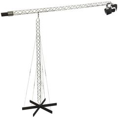 Retro Enormous and Largest Designed Crane Floor Lamp by C. Jere