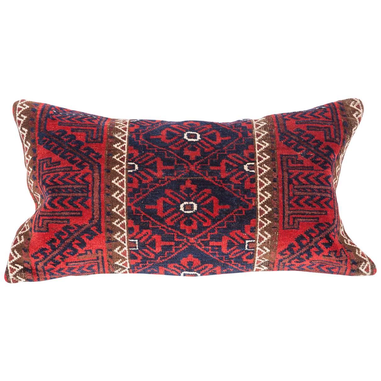 Antique Pillow Made Out of a 19th Century Baluch Rug Fragment
