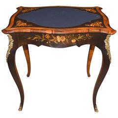 Antique French Empire Games Tables Floral Marquetry Interiors
