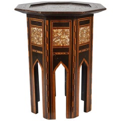 20th Century Syrian Side Hexagon Table
