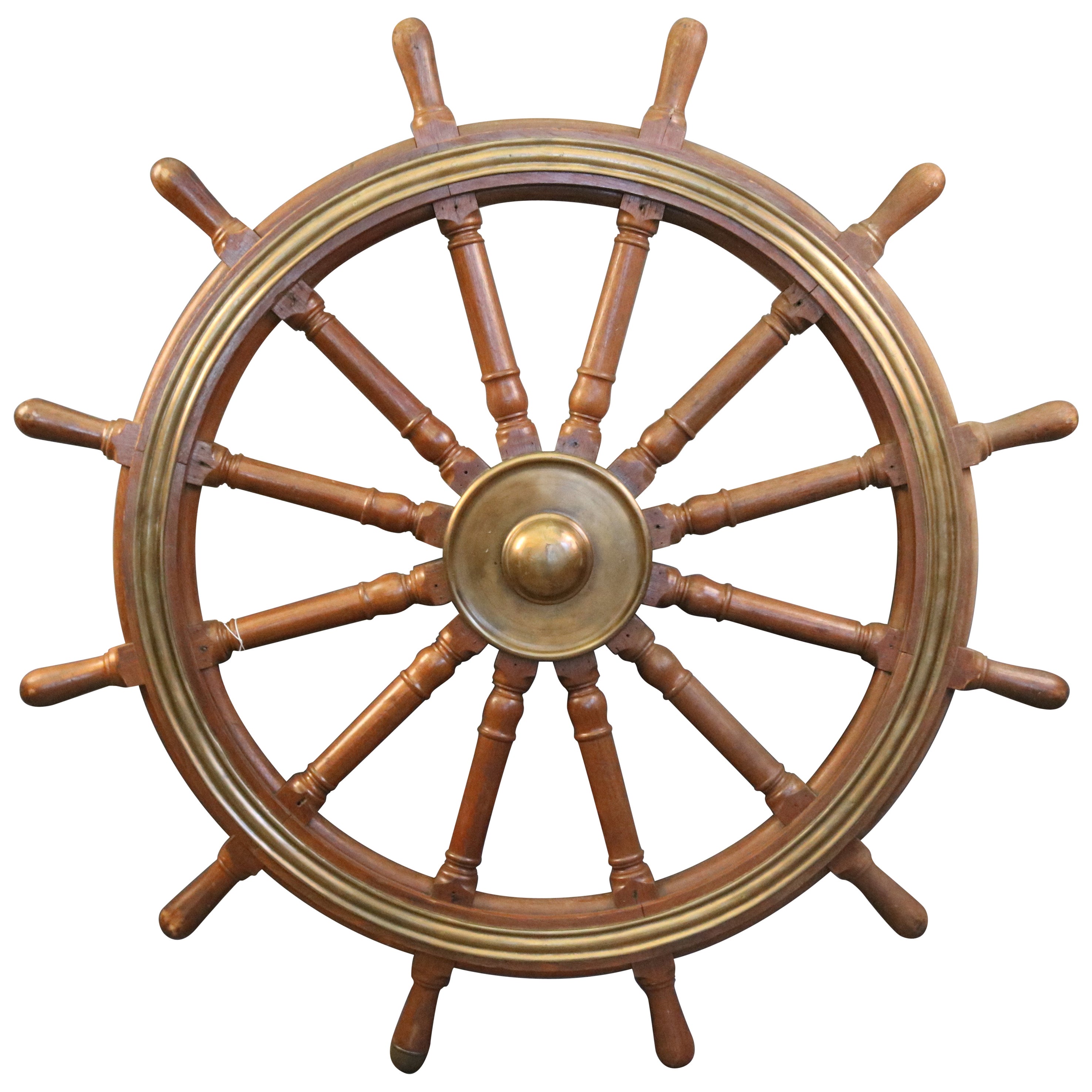 Classic Wooden Ship Wheel 18" AB3