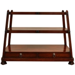 English Regency Three-Tier Mahogany Server