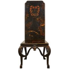 19th Century English Chinoiserie Hall Chair