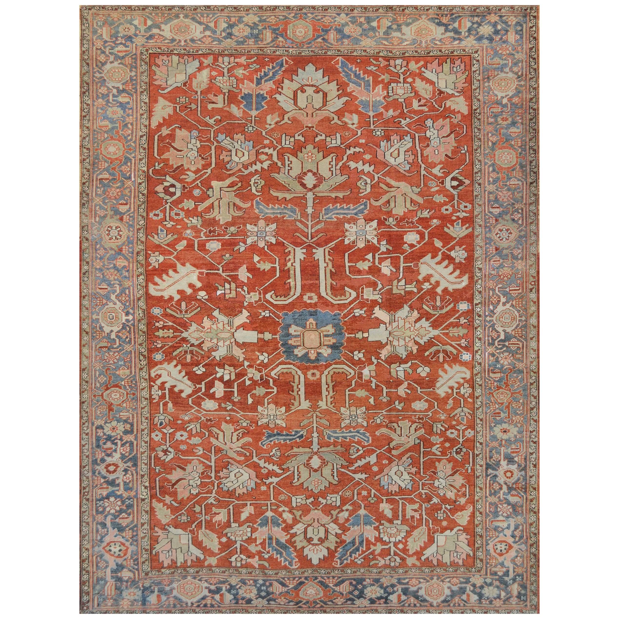 Late 19th Century Serapi Rug from North West Persia