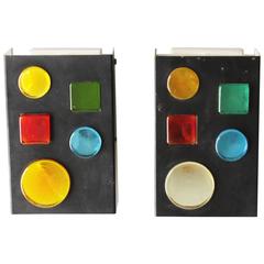 Pair of Geometric Wall Lights by RAAK Amsterdam 4