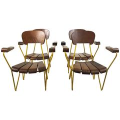 Four Armchairs by Cesar Janello, circa 1955