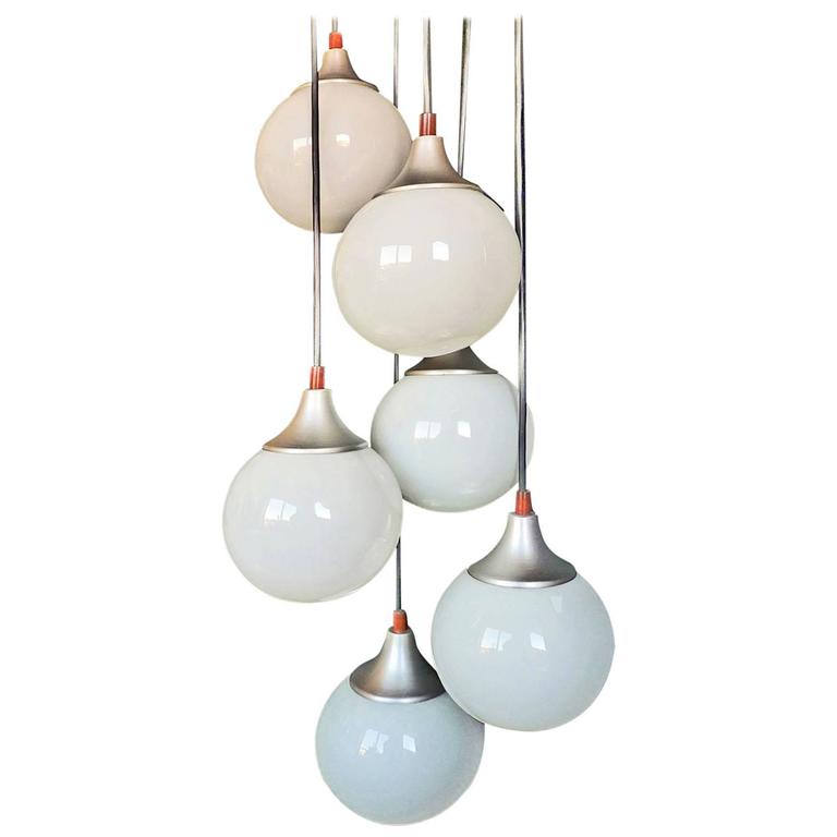 Space Age Sputnik Chrome Cascade Chandelier/ Vintage Light ...