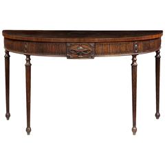 Georgian Adam Period Mahogany Console Table 11