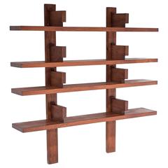 Pierre Chapo Wall-Mounted Book Shelves, circa 1960 6
