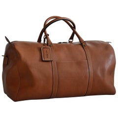 Used Italian Hand Made Buffalo Leather Dominio Travelbag