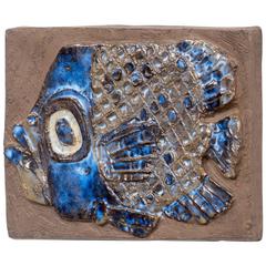 Ceramic Wall Tile "Fish" by Royal Copenhagen