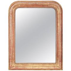 Small Giltwood Mirror, French, 19th Century