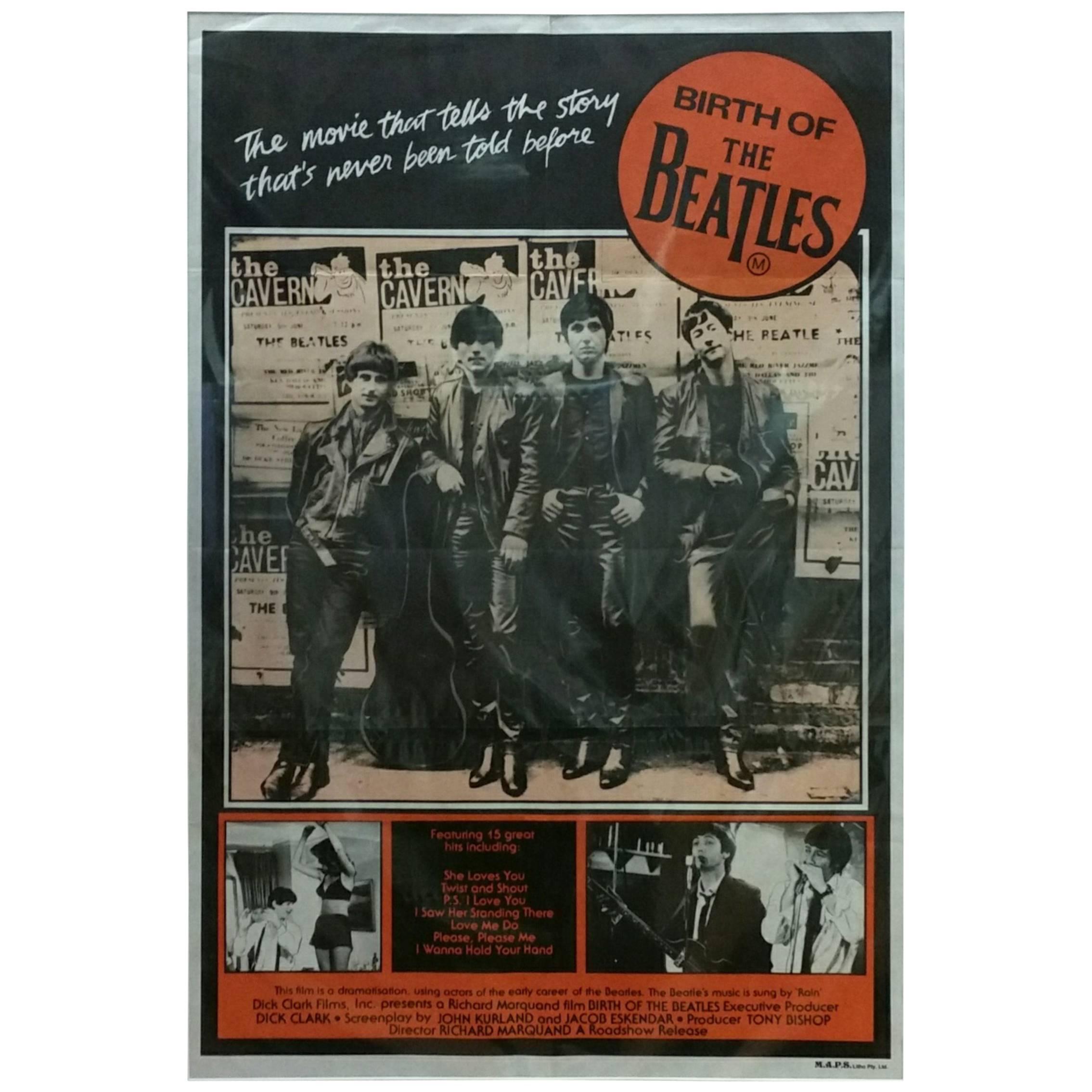 1979 Original Birth of the Beatles Movie Poster For Sale