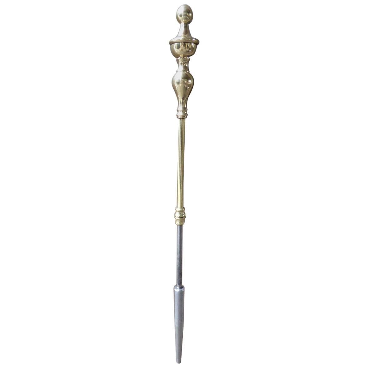 19th Century English Fire Poker, Fireplace Poker at 1stDibs