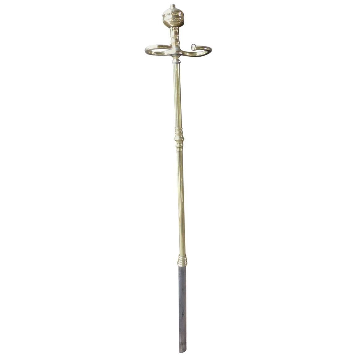 19th Century English Fire Poker or Fireplace Poker