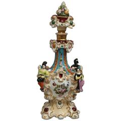 Mid-19th Century Russian Imperial Porcelain Perfume Bottle with Stopper