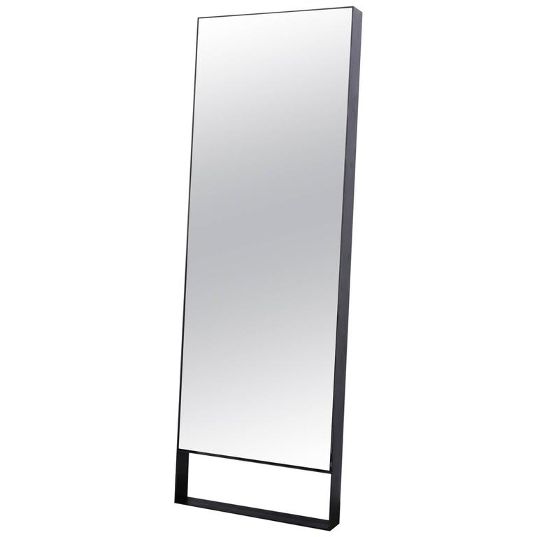 Mod Mirror By Uhuru Design Leaning Full Length In Black Steel