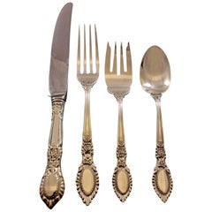 Guildhall by Reed and Barton Sterling Silver Flatware Set 8 Service 35 Pieces