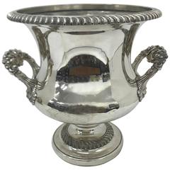 Antique Sheffield Plate Wine Cooler, circa 1830