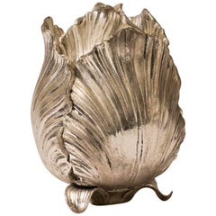 Rare Italian Metal "Cabbage" Ice Bucket