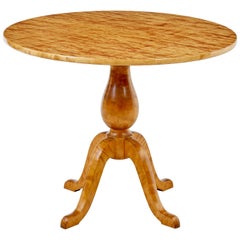 Art Deco Period Swedish Birch Occasional Table