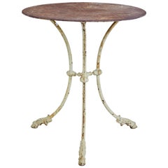 19th Century Iron Tripod Occasional Table