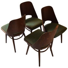 Set of Four Thonet Dining Chairs