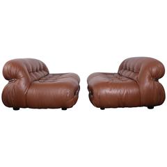 Pair of Soriana Sofas by Tobia and Afra Scarpa 1