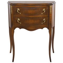 Oak Console Table Louis XV Style