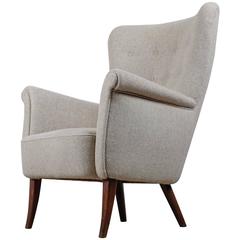 Beautiful Danish Mid-Century Curvy Chair, 1950s