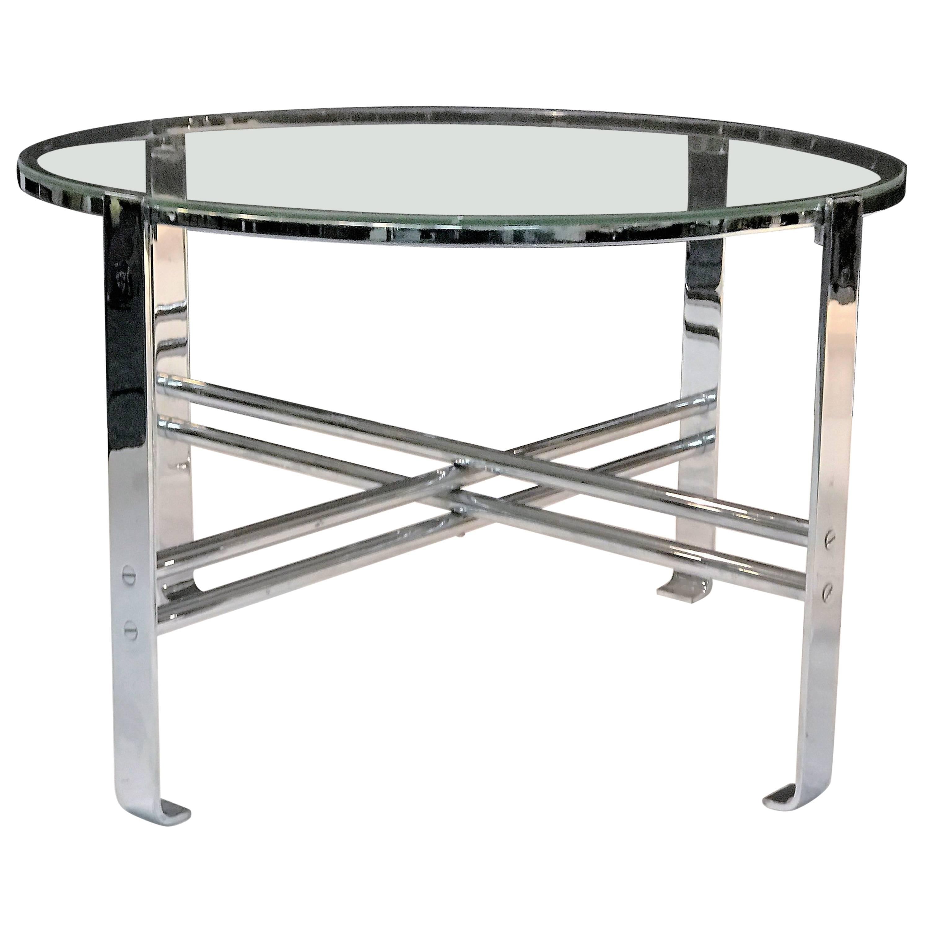 Rare Modernist Art Deco Table by Wolfgang Hoffman For Sale