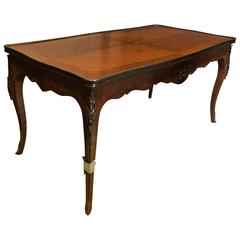 French Beautiful Floral Marquetry Coffee Table