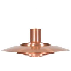 Copper Lamp by Jørgen Kastholm and Preben Fabricius