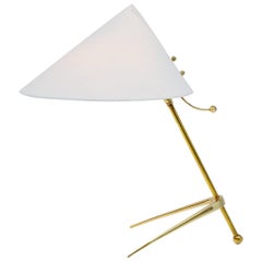 J.T. Kalmar Brass Table Lamp Austria, 1955