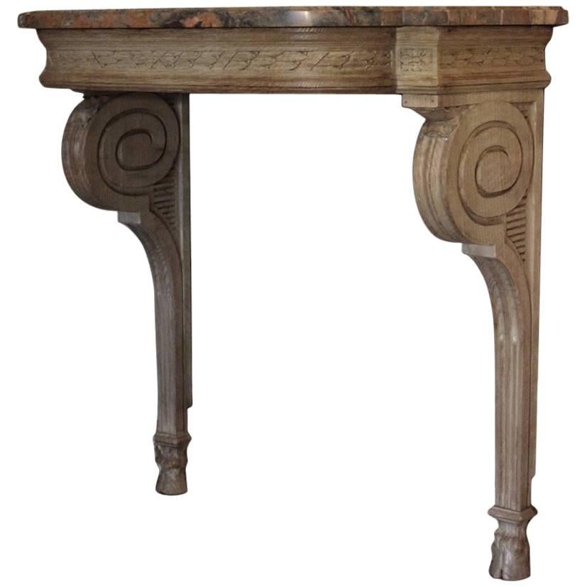 19th Century French Neoclassical Console Table, circa 1860