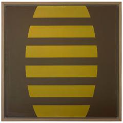"Brown-Yellow" 1963 by Marcia Hafif