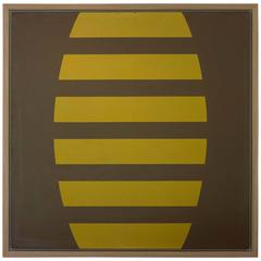 "Brown-Yellow" 1963 by Marcia Hafif